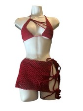 Crochet Three Piece Bikini