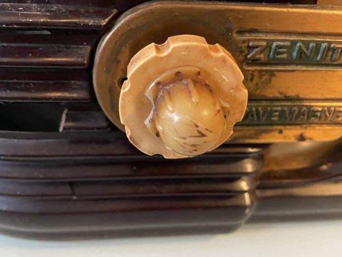 1938 Zenith Model 6D315 AM Tabletop Tube Radio- For Parts Or Repairs - Picture 4 of 16