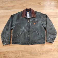 Vintage Y2K Carhartt J97 MOS XL Moss Green Detroit Jacket