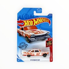 Hot Wheels '57 Plymouth Fury 168/250 - White - 2020 Mainline A