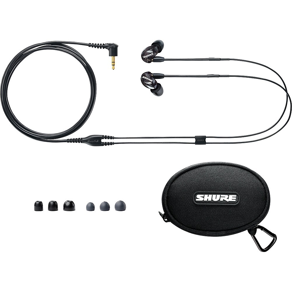 Shure SE215 Dynamic Microdriver Earphones Black