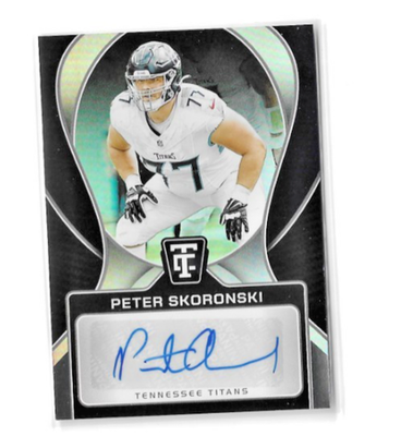 Peter Skoronski 2024-25 Panini Totally Certified Auto Autograph