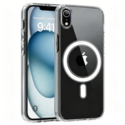 Magnetic For iPhone X XS XR XS MAX Phone Case Non-Slip PC Back 