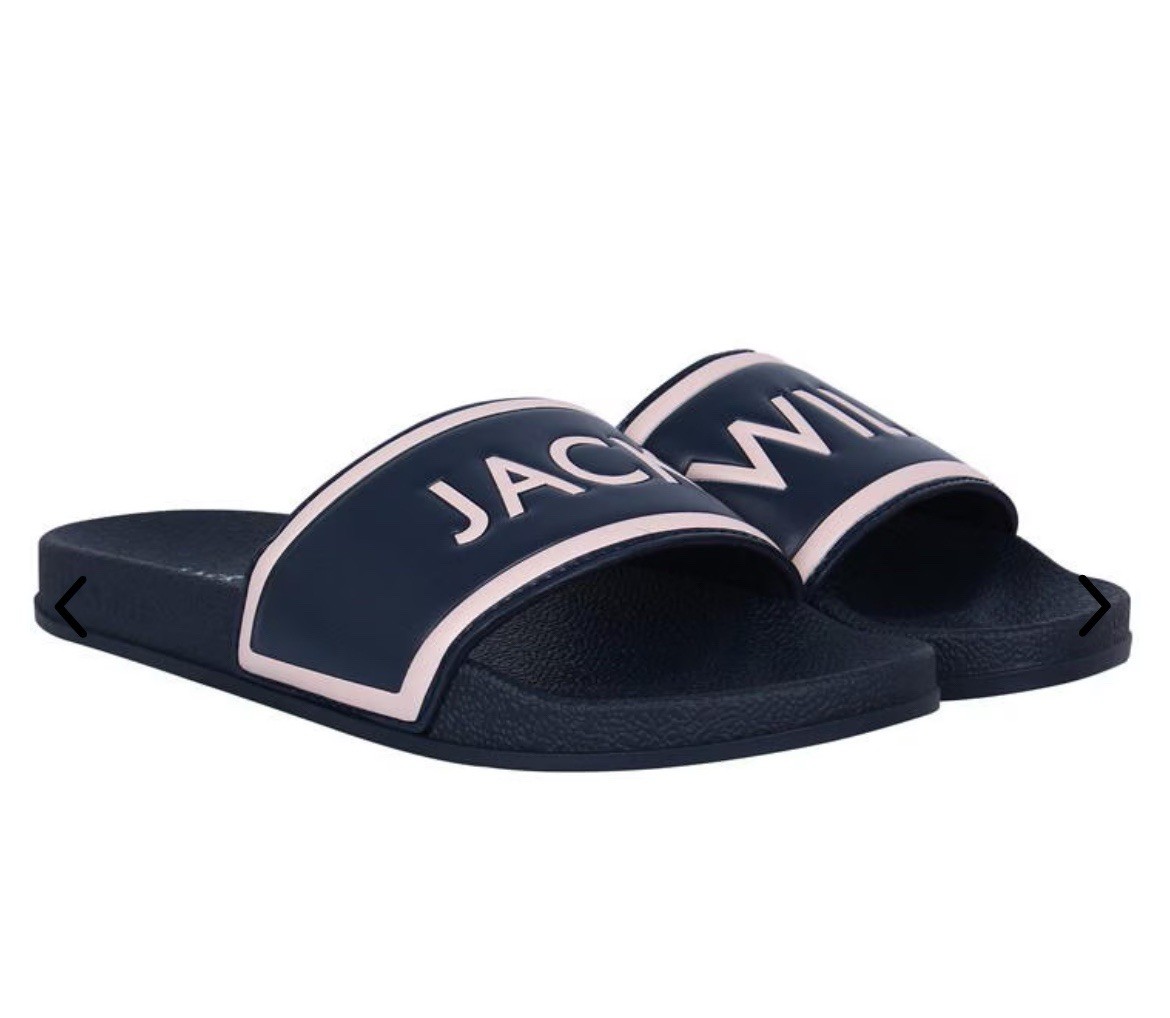 APL Scarpe sliders Jack Wills taglia 3 4 nuove con etichetta