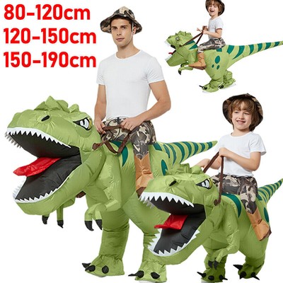 1X T-Rex-Kostüm Aufblasbare Dinosaurier Kostüm Tyrannosaurus Dino Kostüm