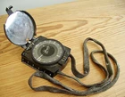 WW2 German Wehrmacht Bakelite Marching Military Compass CLK Working but Cracked