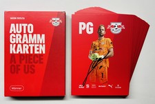 RB Leipzig: 31 von 34 signiert + Extras 2025/26 vollständiger Satz DFB Autogramm