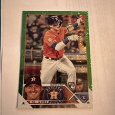 KOREY LEE RC #/499 Green Foilboard 2023 Topps Series 1 #90
