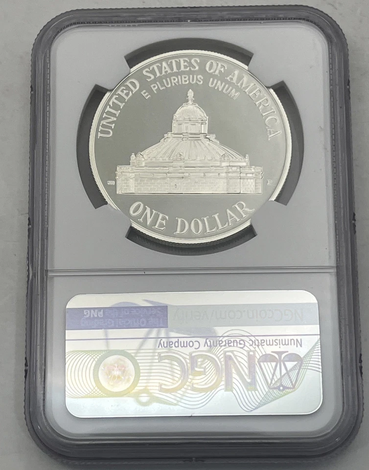 2000 P $1 Library Of Congress PF 69 Ultra Cameo  - Image 3 of 4
