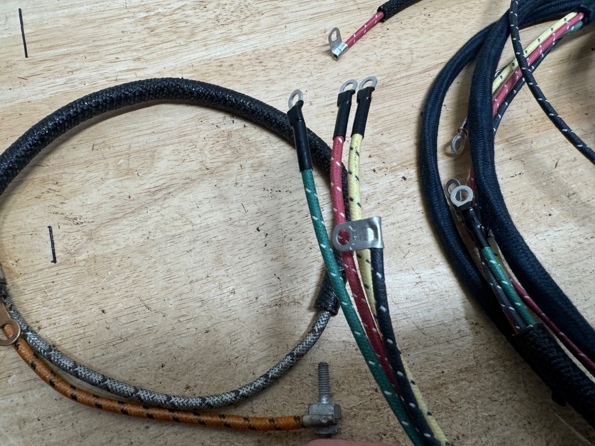 Harley 1951-52 WLA Premium Wiring Harness Correct AMP Terminals