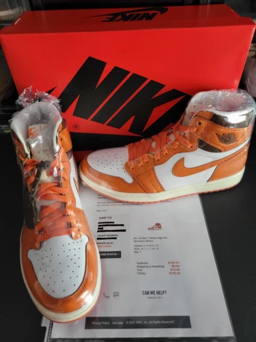 Nike Air Jordan 1 High Starfish Women's Exclusive Size 11.5 Women  Size Men 10 