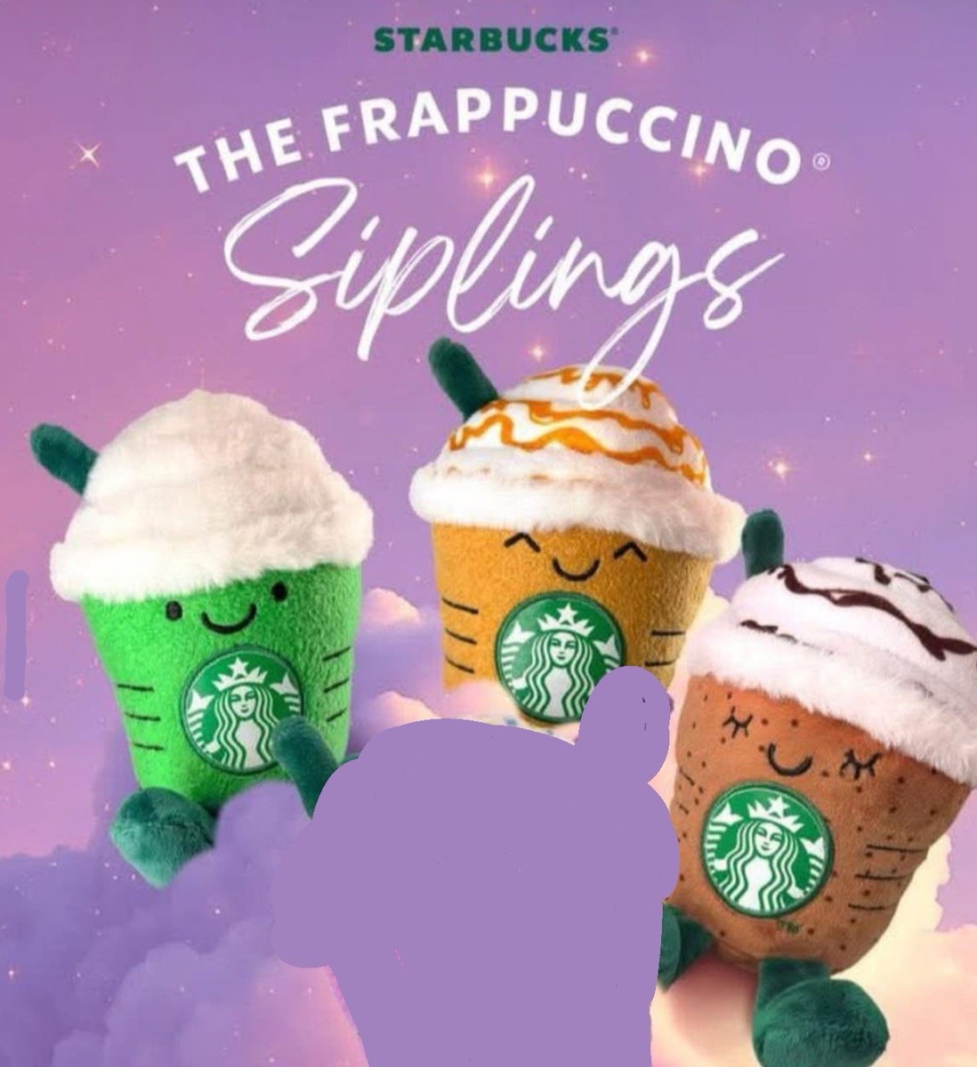 Starbucks Malaysia Frappucino Siplings Set Of 3 Plushies