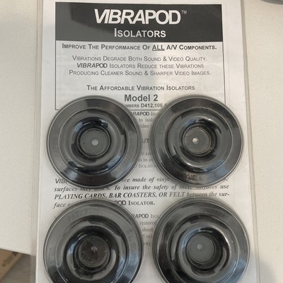 Vibrapod Isolator Isolation Feet Model 1 Set of Four