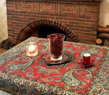 LPUK Authentisch Persisch Paisley Bohemian Termeh Tischl&auml;ufer Wandteppich %100 Seide