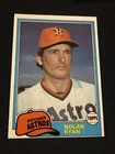 1981 Topps Nolan Ryan #240 Houston Astros MLB Vintage Baseball Card Base Set