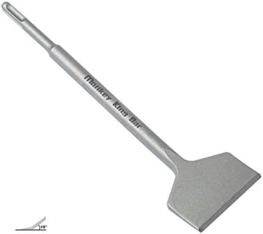 Monkey King Bar Scalpello SDS Plus 250x75 mm Scalpello Piastrelle per rimozione