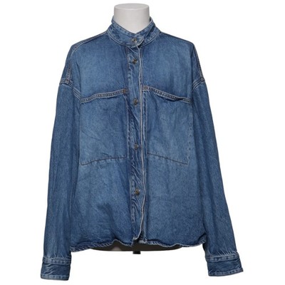 Arket, Jeansjacke, Damen, Größe: 40, Blau, Baumwolle/Lyocell, Einfarbig #AGI