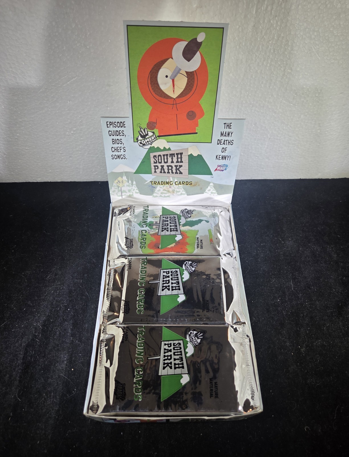 South Park Trading Cards - 1998 - 1 Sealed Pack from Newly Opened Box (Box B)