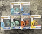 Pokémon Funko Pop Squirtle Bulbasaur Charmander Pikachu And Lucario Brand New