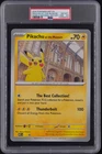 2026 POKEMON MEP EN-ME BLACK STAR PROMO PIKACHU AT THE MUSEUM PSA 8.5