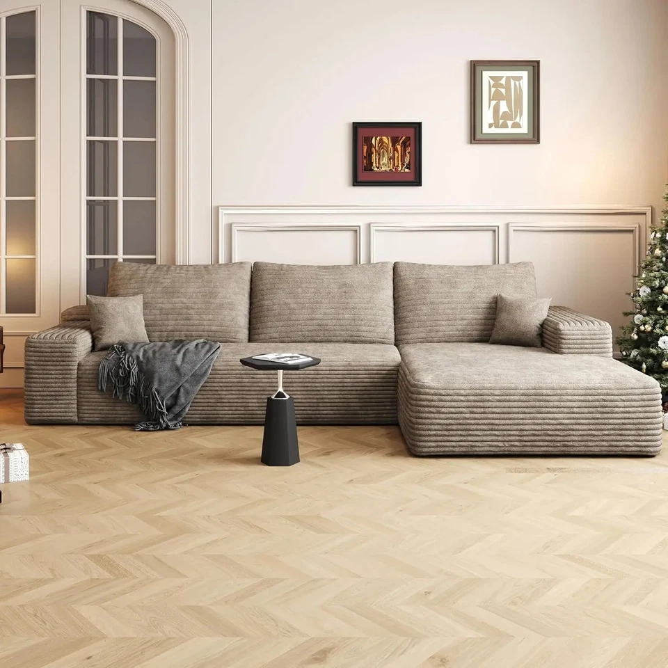 Sofás Seccionales para Salón Sofá Modular Moderno con Sofá en Forma de L Foto 2 de 4