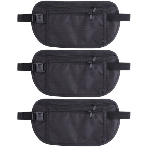 3 Pack Travel Fanny Men and Women Man Mobile Phone Waist Money Bag Portable - Picture 4 of 12