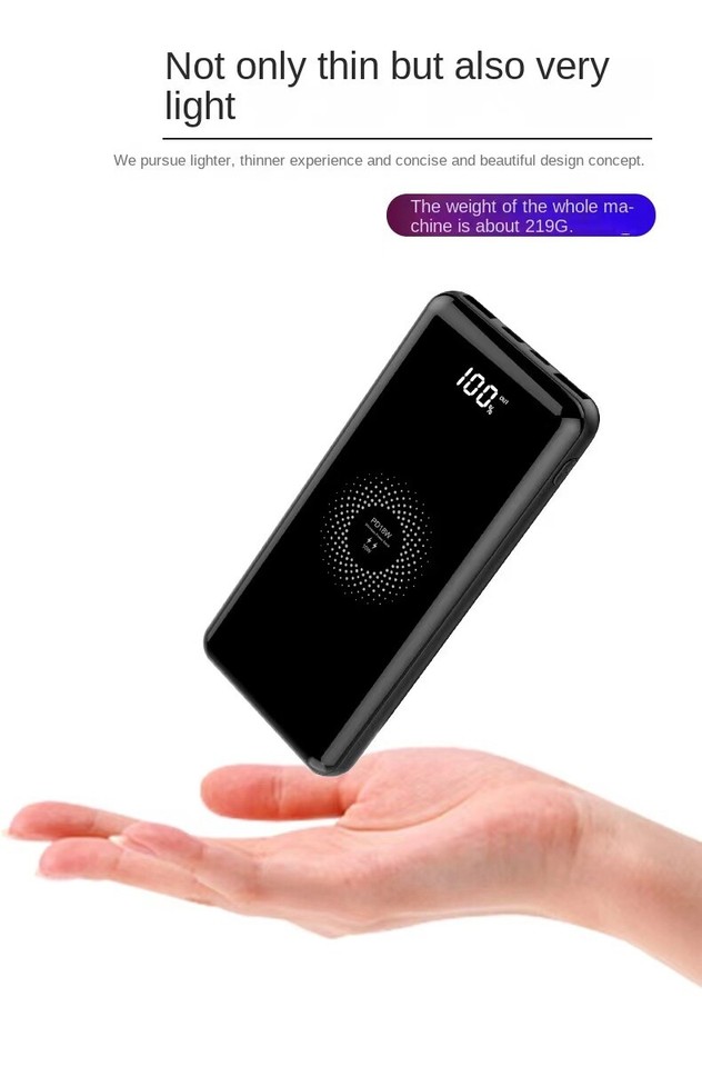 20000mAh Wireless Power Bank – Fast Portable Charger With Dual USB, USB-C & Qi Charging 5 thumbnail image