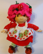 Strawberry Shortcake Ice Cream Crochet Kit Handmade 13  Doll Vintage 1970s-1980s