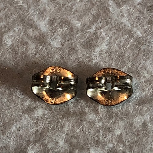 Pendientes gruesos de ónix negro vintage de plata de ley 925 - Imagen 6 de 7