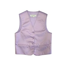 New Boy's Kid's formal Tuxedo Vest Waistcoat only Lavender US 2 - 14 wedding