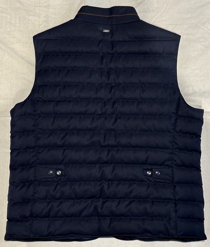 Polo Ralph Lauren Men's Walbrook Reversible Goose Down Vest Navy Size L - Picture 2 of 13