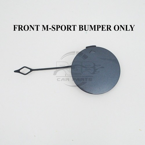 BMW 4er F32 F33 F36 M Sport Vorne Stoßstange tow hook cover Zugöse Cap Grau B39