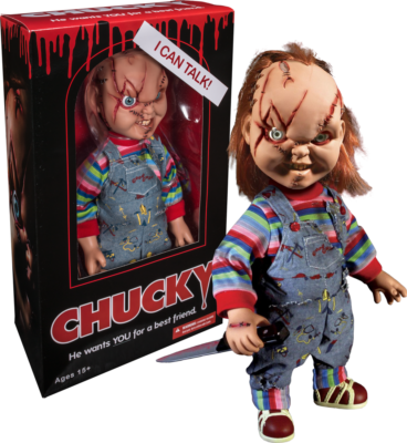 Bride of Chucky Scarred Child´s Play Talking Doll 15