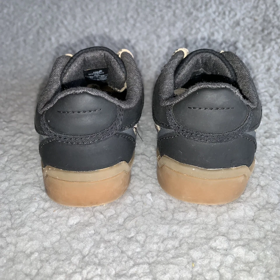 Zapatos Zara Niños Verde Tostado Negro Camuflaje Parte Superior Baja Lona Tenis Niños Pequeños Talla 5 Foto 4 de 4