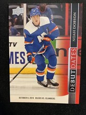 20-21 UD Series 1 Hockey Debut Dates DD-13 Noah Dobson