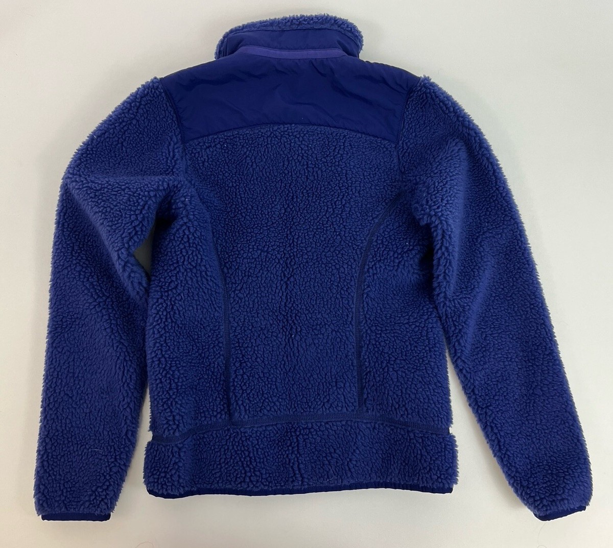 Patagonia Jacket Retro X Sherpa Fleece Butterfly Blue Womens Size