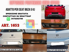 DIFFUSOR GEEIGNET FÜR SEAT IBIZA 5 KJ 2017-2021 LOOK FR DESIGN MATT SCHWARZ