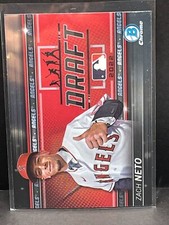 2022 Bowman Chrome MLB Draft Night 3 Zach Neto Los Angeles Angels baseball card