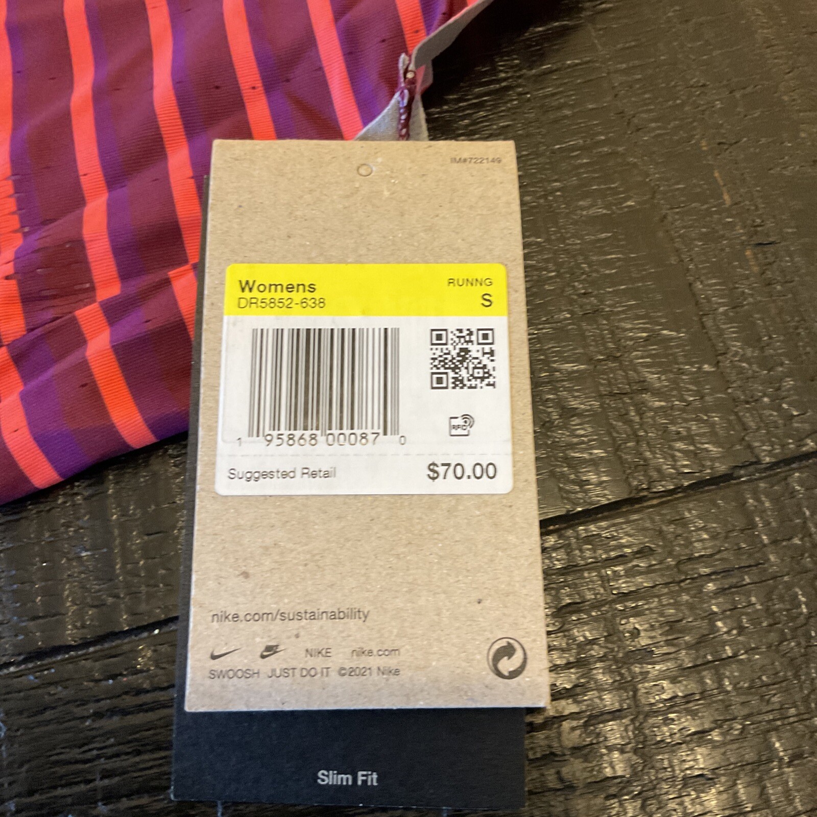 Nike Dri-Fit ADV Aeroswift Running Singlet Red Women’s Size S RARE image 6