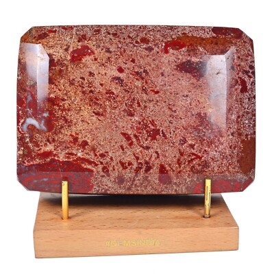 RARE Almost 3 Kilo Natural HUGE Red Jasper Octagon Cut Museum Grade Gemstone