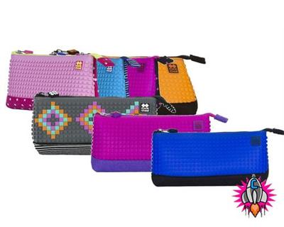RETRO PIXIE CREW PIXELTASCHEN ENTWERFEN SIE IHRE EIGENE BLEISTIFTHÜLLE ABDECKUNG MIT KOSTENLOSEN PIXELN