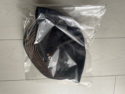 SAMURAI JEANS 15OZ Denim Work Cap Indigo OTOKOGI Free model