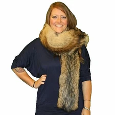 Glacier Wear North Eastern Coyote Fur Scarf CDK