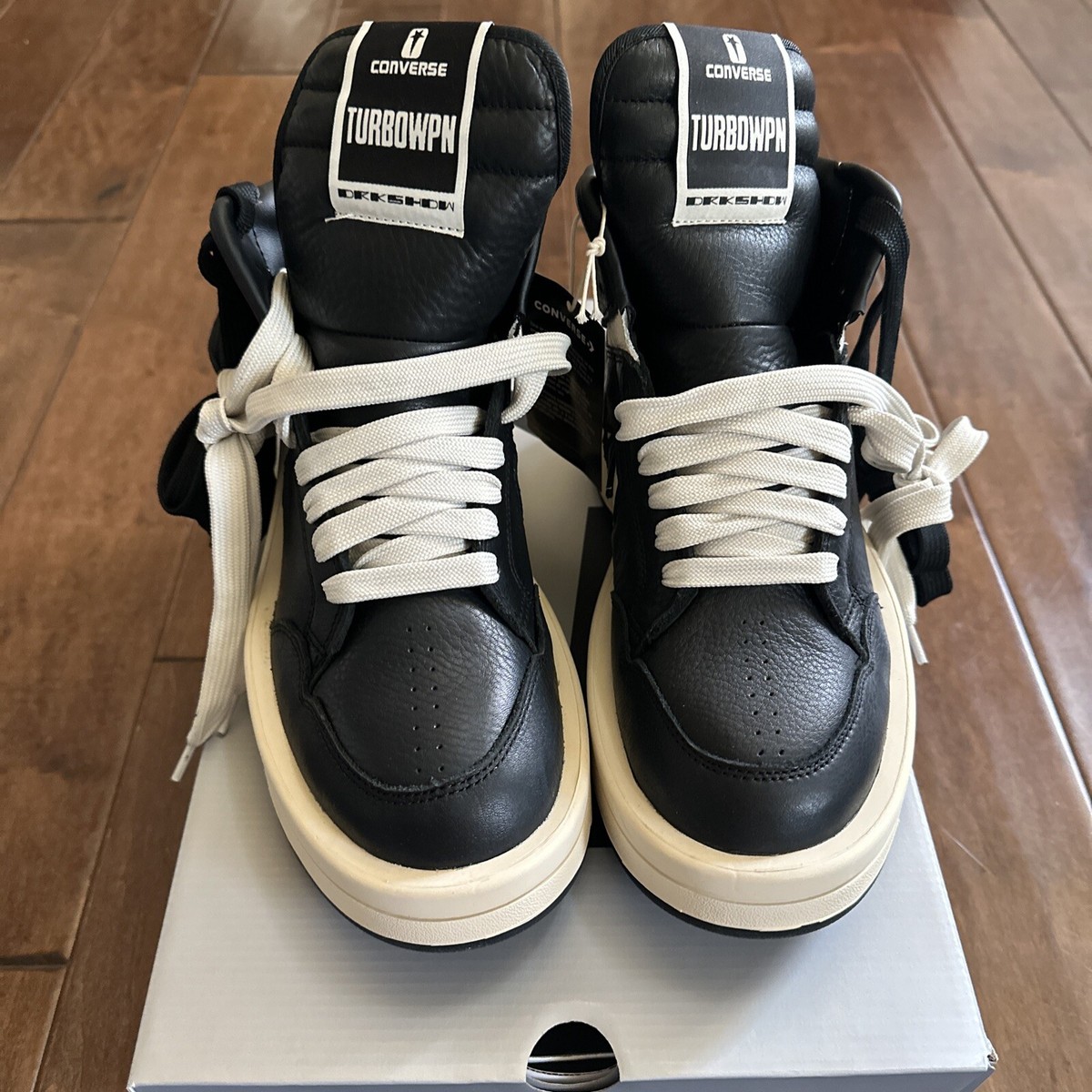 🚩Converse Rick Owens DRKSHDW TURBOWPN Black Cream A03945C