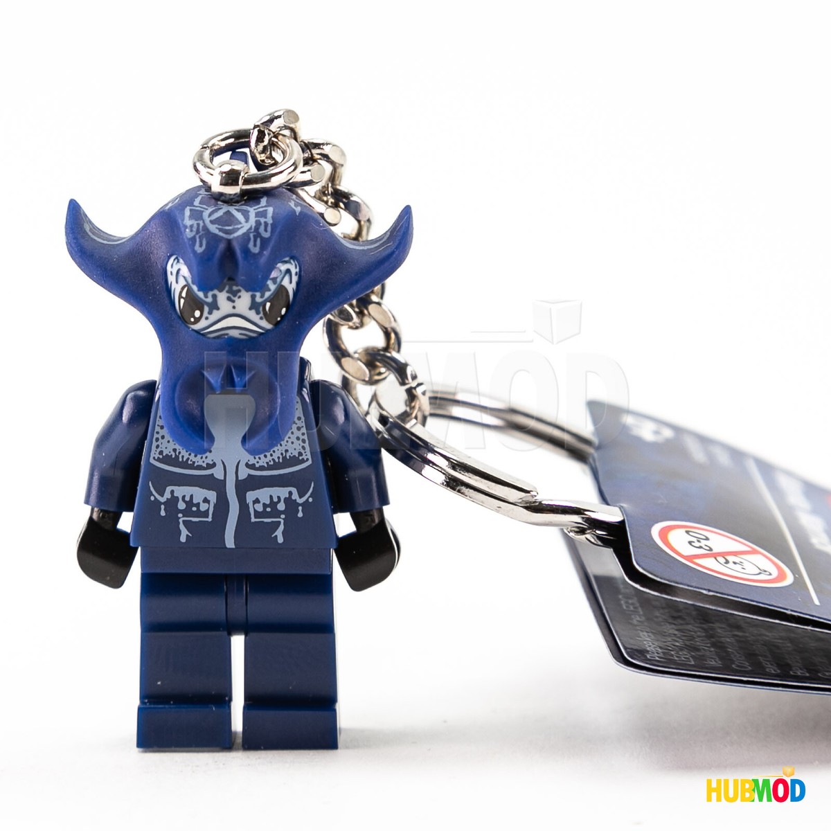 LEGO Atlantis Manta Warrior Minifigure Ring Keychain Minifig Key