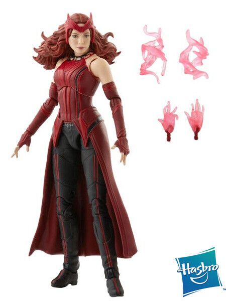 Marvel Legends Series Scarlet Witch 6-inch Retro Packaging Action Figure  Toy, 4 Accessories