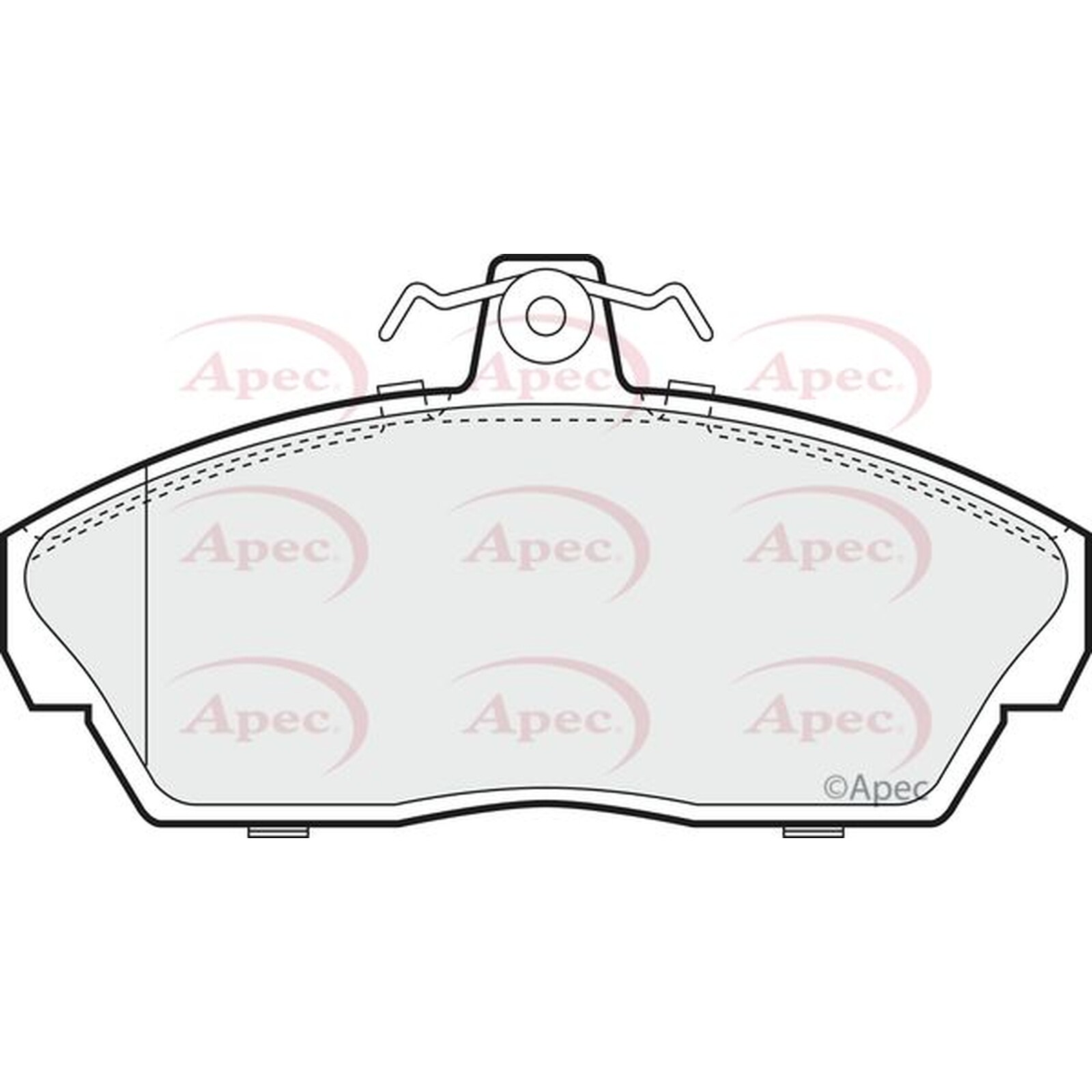 Apec Brake Pads PAD1019 Fits Land Rover - Performance Matched to OE Quality