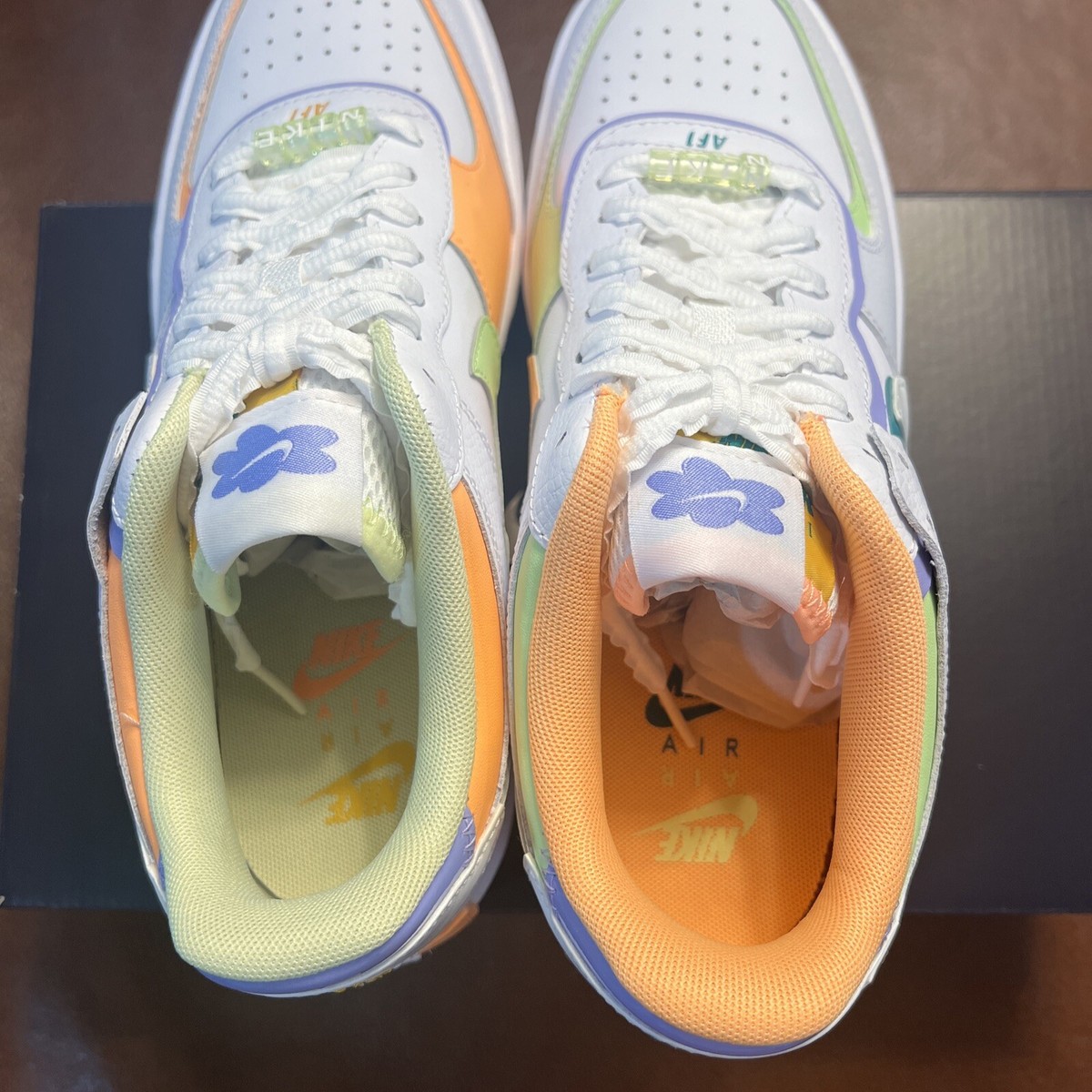 W Nike Air Force 1 Shadow “White/Peach Cream” (US Women's 9