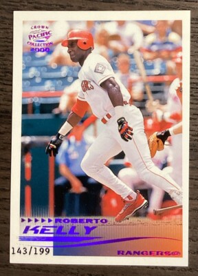 2000 Pacific Crown Collection Roberto Kelly #282 Pink Parallel /199 #4660