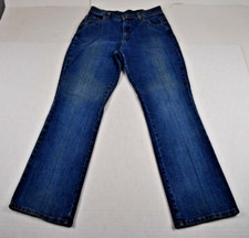 Vintage Lee Riders Jeans 30 x 30 90s Blue High Waist Boot Cut Cotton Stretch